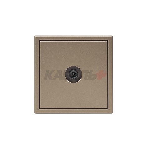 ARTGALLERY TV РОЗЕТКА оконечная 1DB, механизм, ШАМПАНЬ