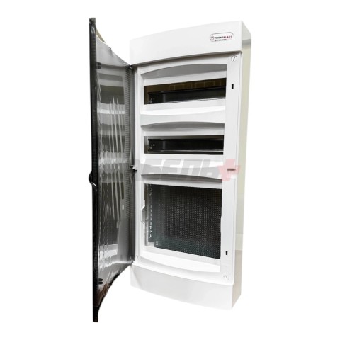 N48C 4/2, Щит навесной комбинированный 4/2 с прозрач. дверцей, IP40