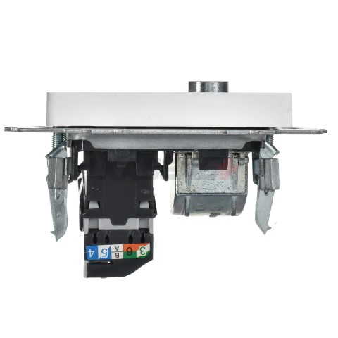 BRITE Розетка двойная TV+RJ45 кат.5E РТВ/РК12-БрАБ арктический белый IEK