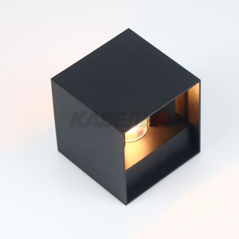 Фасадный светильник General GWL-G9-5-SQUARE-IP65 Черный Квадратный Лайтвэйв