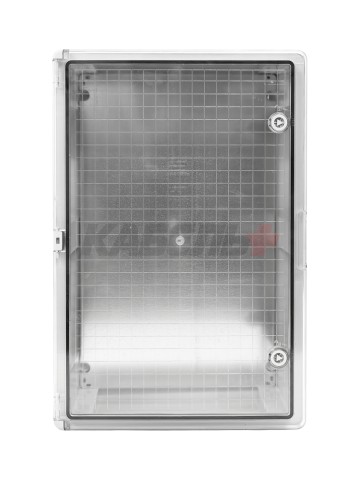 ПАНЕЛЬ ABS С ПЛАСТИКОВОЙ ПРОЗРАЧНОЙ КРЫШКОЙ 40X60X20