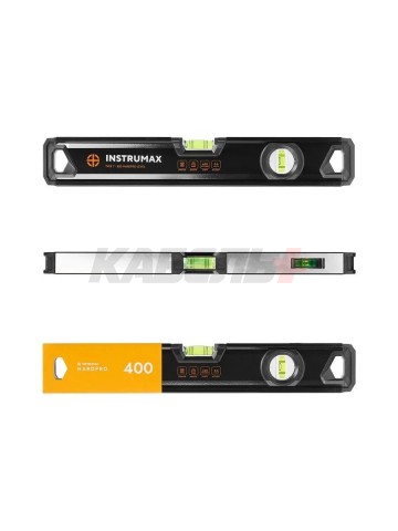 Уровень противоударный, магнитный INSTRUMAX HARDPRO 400