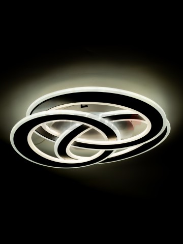 Светильник H26080/490 204Вт белый/черный