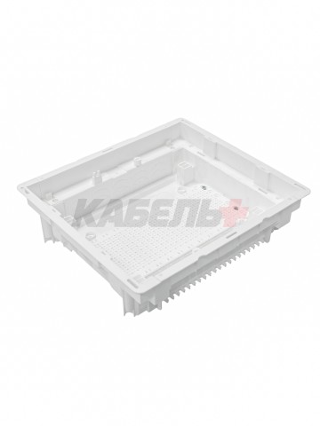 U12ES IT PL, Щит встраиваемый мультимедийный, 1 ряд, металл. дверца со слотами для охлаждения, IP30