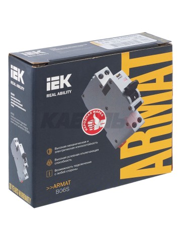 ARMAT Дифавтомат B06S 1P+NP C25 30мА тип A (18мм) IEK