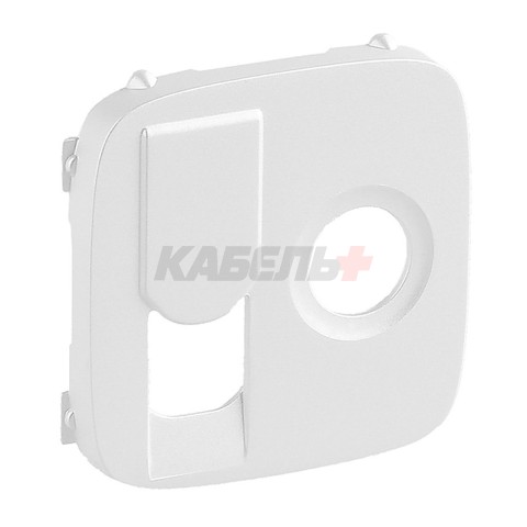 Valena Allure - Лицевая панель розетки TV-RJ45, жемчуг