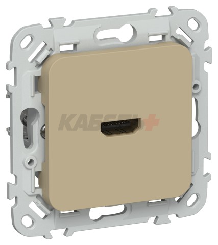 FLITE Розетка HDMI РШДМА-ФлХ хаки IEK