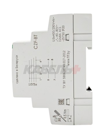 Реле контроля фаз CZF-BT