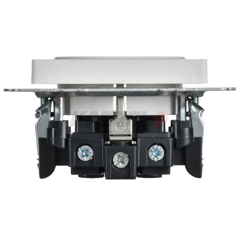 BRITE Розетка 1-местная с заземлением с защитными шторками 16А РС14-1-0-БрАБ арктический белый IEK