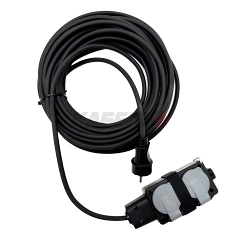 Удлинитель УХз-10-4- 5-Р (КГ3х1,0) крышка красная