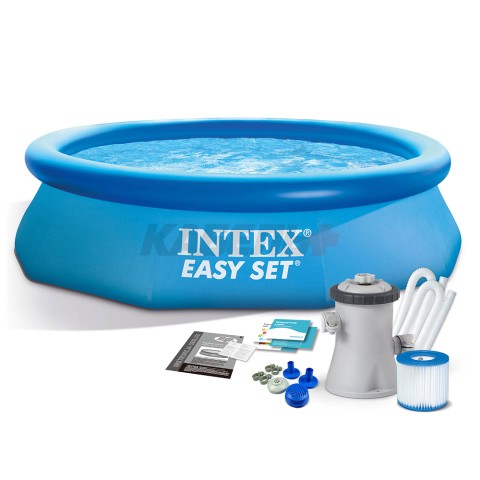28122NP Бассейн надувной круглый EASY SET 305х76см с фильтр-насосом 1250 л/ч INTEX