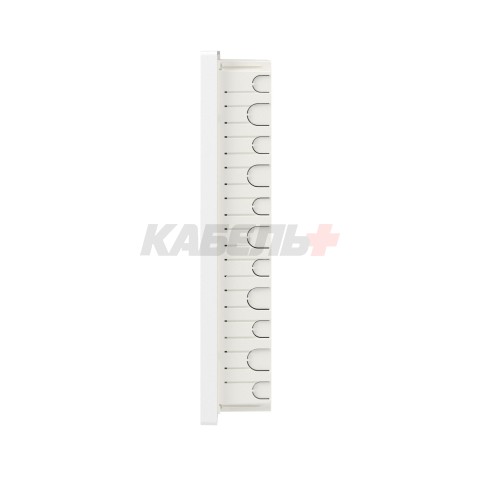 Щиток 36 мод встраиваемый слаботочный FRAME, белый, с белой дверцей, с монтажной платой, в комплекте с 2 розетками Viva (арт. 45005) и 2 коробками PDD (арт. 10033) DKC