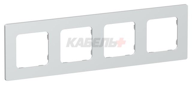 FLITE Рамка 4-местная РУ-4-К-ФлЖ жемчуг IEK