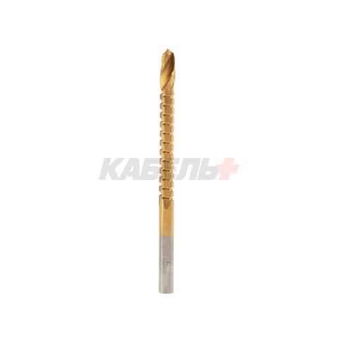 Сверло-фреза по металлу 5мм, HSS, ТИТАН, цилиндрический хвостовик (1 шт/уп) KRANZ