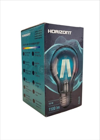 Лампа HORIZONT LED-FG A60 10 W 4000 K E27, Красочная