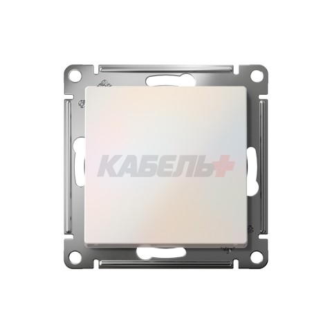 ATLASDESIGN 1-клавишный ПЕРЕКРЕСТНЫЙ ПЕРЕКЛЮЧАТЕЛЬ, сх.7, 10АХ, механизм, ЖЕМЧУГ