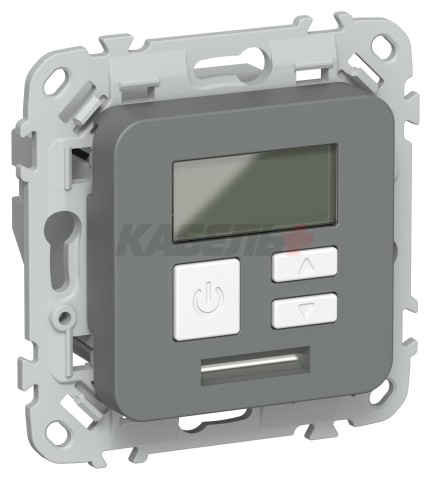 FLITE Термостат электронный с дисплеем 16А Т-ФлМА мокрый асфальт IEK