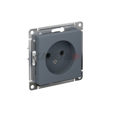 ATLASDESIGN РОЗЕТКА без заземления без шторок, 16А, механизм, ГРИФЕЛЬ
