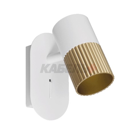 Светильник WOLTA WSL-GU10/W18WG под лампу GU10 Белый / золотой DUO