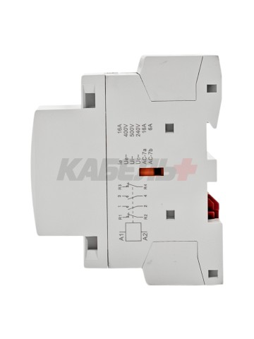 Контактор модульный YON max типа MCE, 4P, 16A, 240В, 2НО+2НЗ DKC