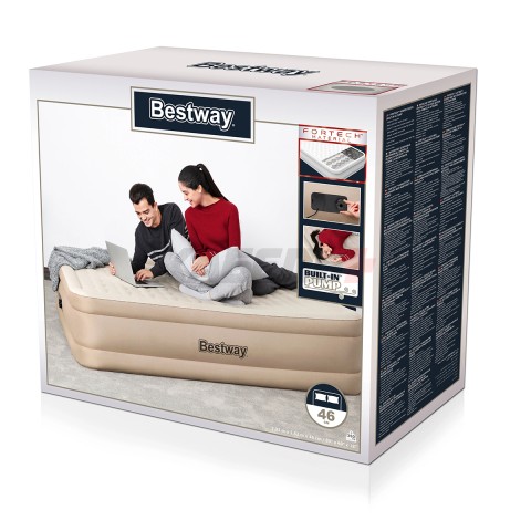 69050 NEW Надувная кровать 152х203х46см, встр.насосом 220В BESTWAY