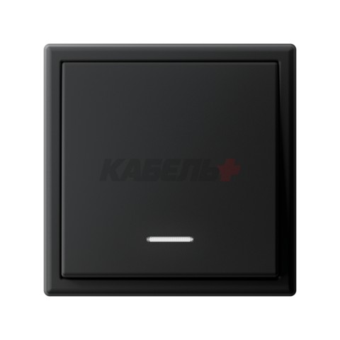 ARTGALLERY 1-клавишный ВЫКЛЮЧАТЕЛЬ с подсветкой, 10АХ, механизм, быстрозажим. клем., КАРБОН