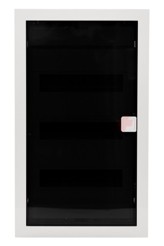 U36FP, Щит встраиваемый, 3 ряда, 36+6 мод., прозрач. дверца, IP40