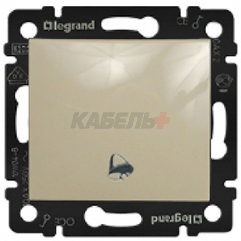 Valena - Кнопка с символом звонка, сл.кость