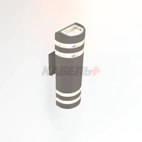 Фасадный светильник General GWL-2MR16-GU10-R-IP65 Графит с двойным боковым рассеивателем Потис