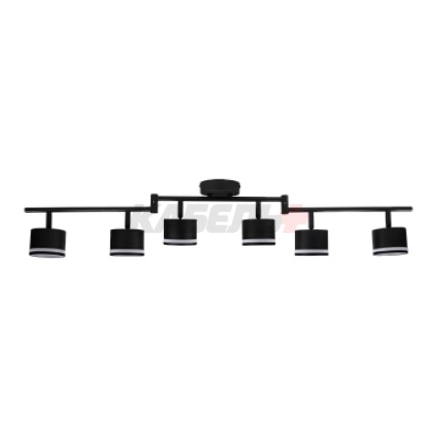 Светильник под лампу PCL 0906 6xGX53 BL 230V IP20 Jazzway