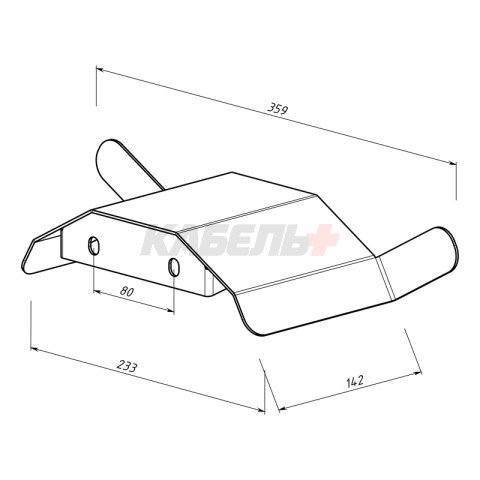 Держатель садовый для хранения поливочного шланга, настенный, черный REXANT