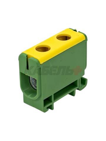 Клемма вводная силовая КВС 6-50 кв.мм. желтая/зеленая TDM