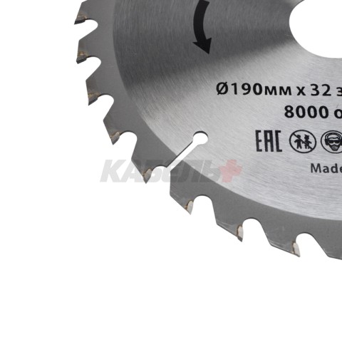 Диск пильный 190 мм х 32 зуб х 30/20 мм KRANZ