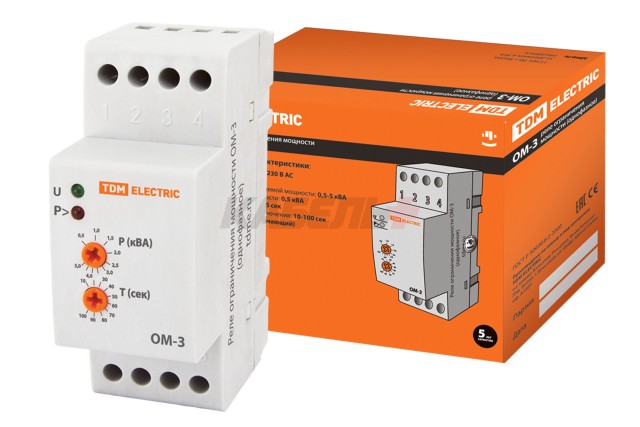 ОМ-3 0,5/5-01 (1ф, 0,5-5кВА) TDM