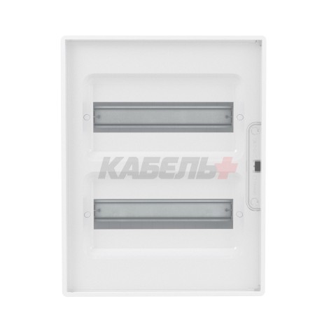 Щиток 24 мод настенный FRAME, белый с прозрачной дверцей, с 4 шинами PEN (2шт на 8 отв. и 2шт на 6 отв) DKC