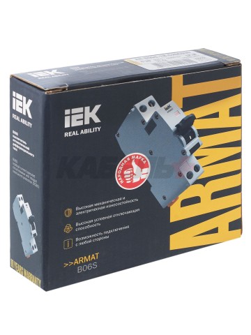 ARMAT Дифавтомат B06S 1P+NP C20 30мА тип AC (18мм) IEK