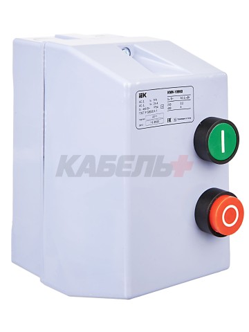 Контактор КМИ10960 9А в оболочке Ue=380В/АС3 IP54 IEK