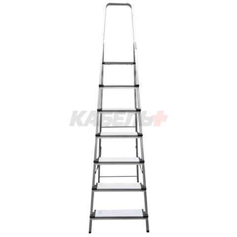 Стремянка ал. 1х 7 ступень 130мм серия NV1117 Новая высота