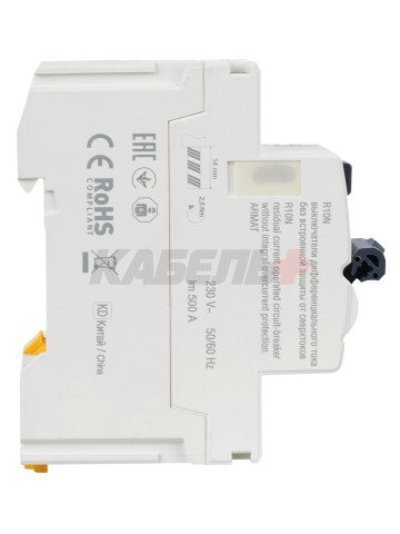 ARMAT Выключатель дифференциального тока R10N 2P 40А 30мА тип A IEK