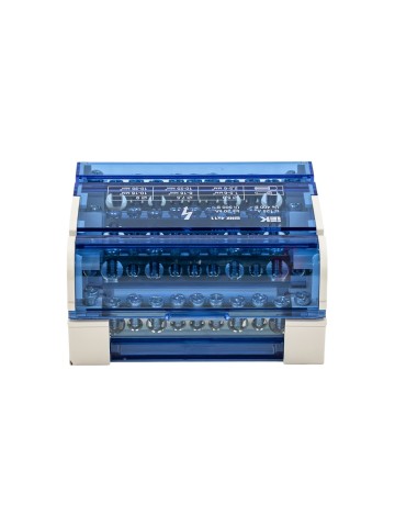 Шины на DIN-рейку в корпусе (кросс-модуль) ШНК 4х11 3L+PEN IEK