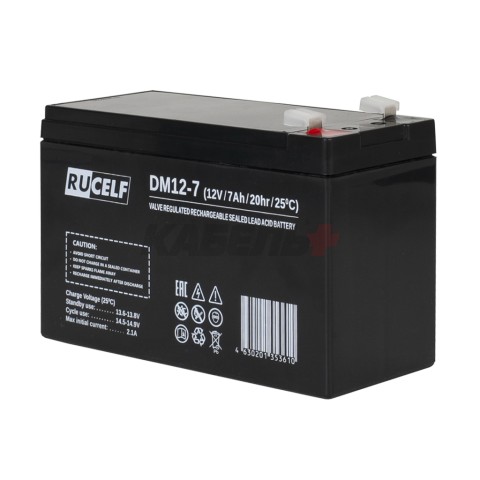 Аккумуляторная батарея RUCELF DM12-7