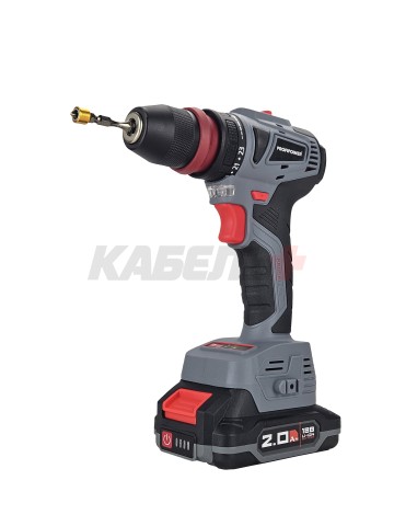 Аккумуляторный бесщеточный шуруповерт MKBL-18BM (Li-ion-2шт, 18В-2.0Ач, съемный патрон, З/У, 0,8-10мм, кейс)
