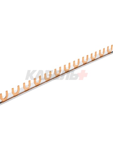 Шина соединительная типа FORK F-1L-210/10, 1Pх12, 10 мм2, 63A, L=210 мм (NVA)