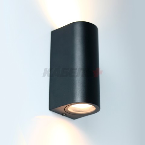Фасадный светильник GWL-2MR16-GU10-R-IP65 BLACK