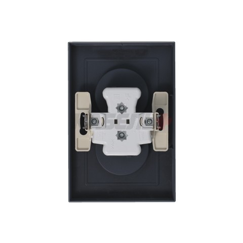 ATLASDESIGN РОЗЕТКА двойная без заземления, 16А, в сборе, ГРИФЕЛЬ