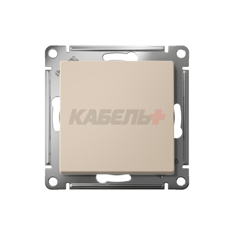 ATLASDESIGN 1-клавишный ПЕРЕКРЕСТНЫЙ ПЕРЕКЛЮЧАТЕЛЬ, сх.7, 10АХ, механизм, ПЕСОЧНЫЙ