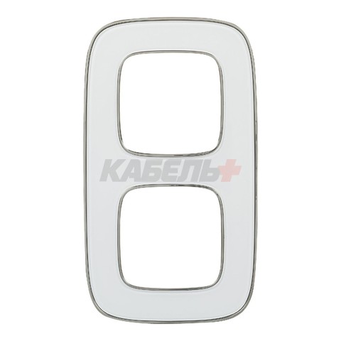 Valena Allure - Рамка 2 поста верт/гориз, зеркало