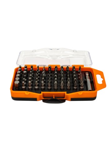 Набор бит №4, 66 бит: SL, PH, PZ, HEX, TORX, SQ, удлинитель, сталь CR-V, в пласт. держ.«Алмаз» TDM