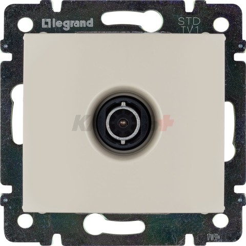 VALENA Розетка TV тип звезда слоновая кость