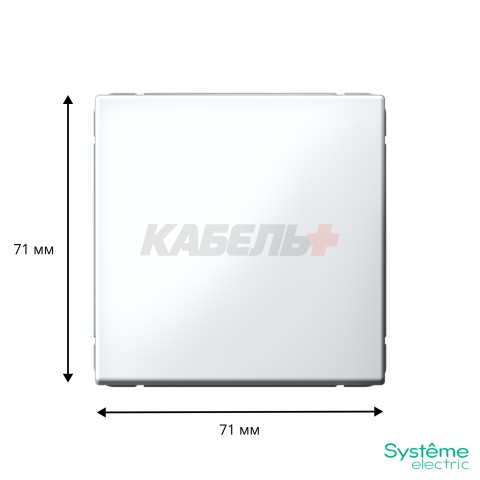 ARTGALLERY 1-клавишный ВЫКЛЮЧАТЕЛЬ, сх.1, 10АХ, БЕЛЫЙ